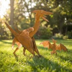 Pterodactyl Garden Sculpture – Set Of 2