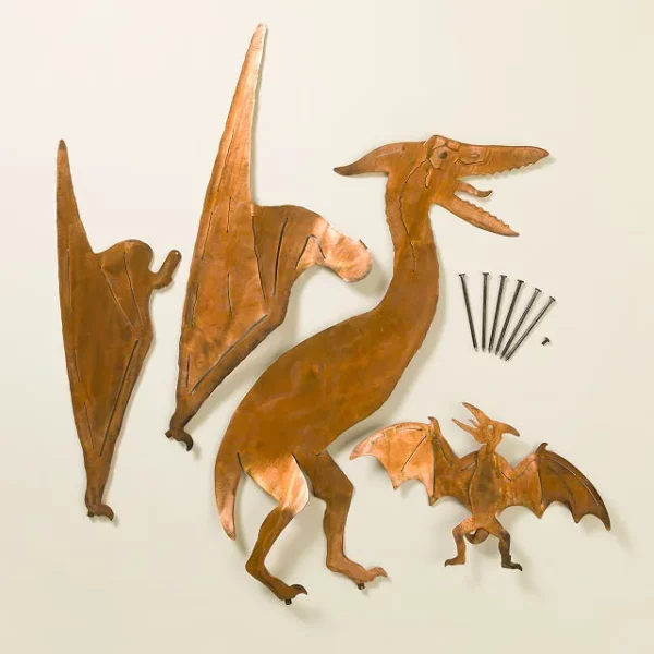 Pterodactyl Garden Sculpture – Set Of 2 3