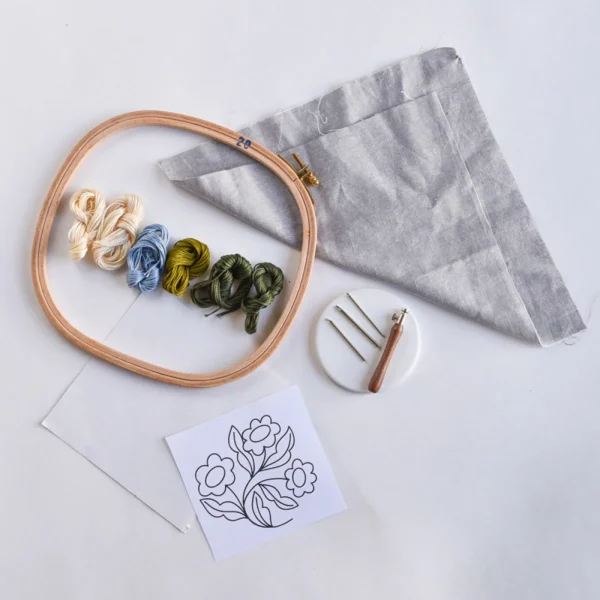 Punch Needle Embroidery Patch Diy Kit & Video 1