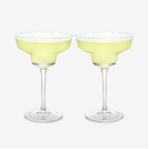 Raye Angled Crystal Margarita Glasses - Set Of 2