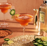 Raye Angled Crystal Margarita Glasses - Set Of 2 3