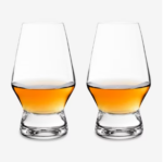 Raye Footed Crystal Scotch Glasses - Set Of 2