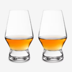 Raye Footed Crystal Scotch Glasses - Set Of 2