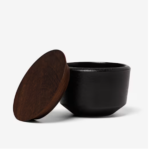 Sculptural Stainless Steel Minimalist Salt Cellar 1