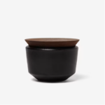 Sculptural Stainless Steel Minimalist Salt Cellar