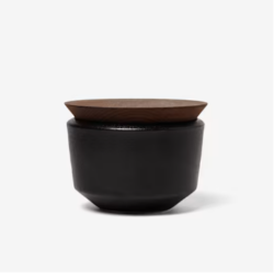 Sculptural Stainless Steel Minimalist Salt Cellar