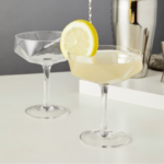 Seneca Faceted Crystal Coupes - Set Of 2 2
