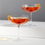 Seneca Faceted Crystal Coupes - Set Of 2 Q