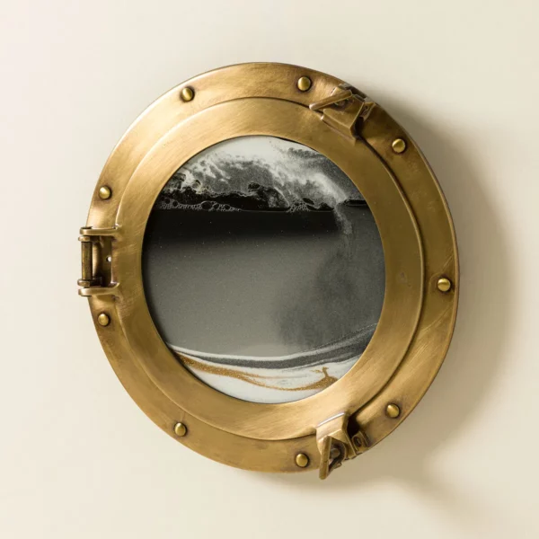 Ship Porthole Sand Art 1