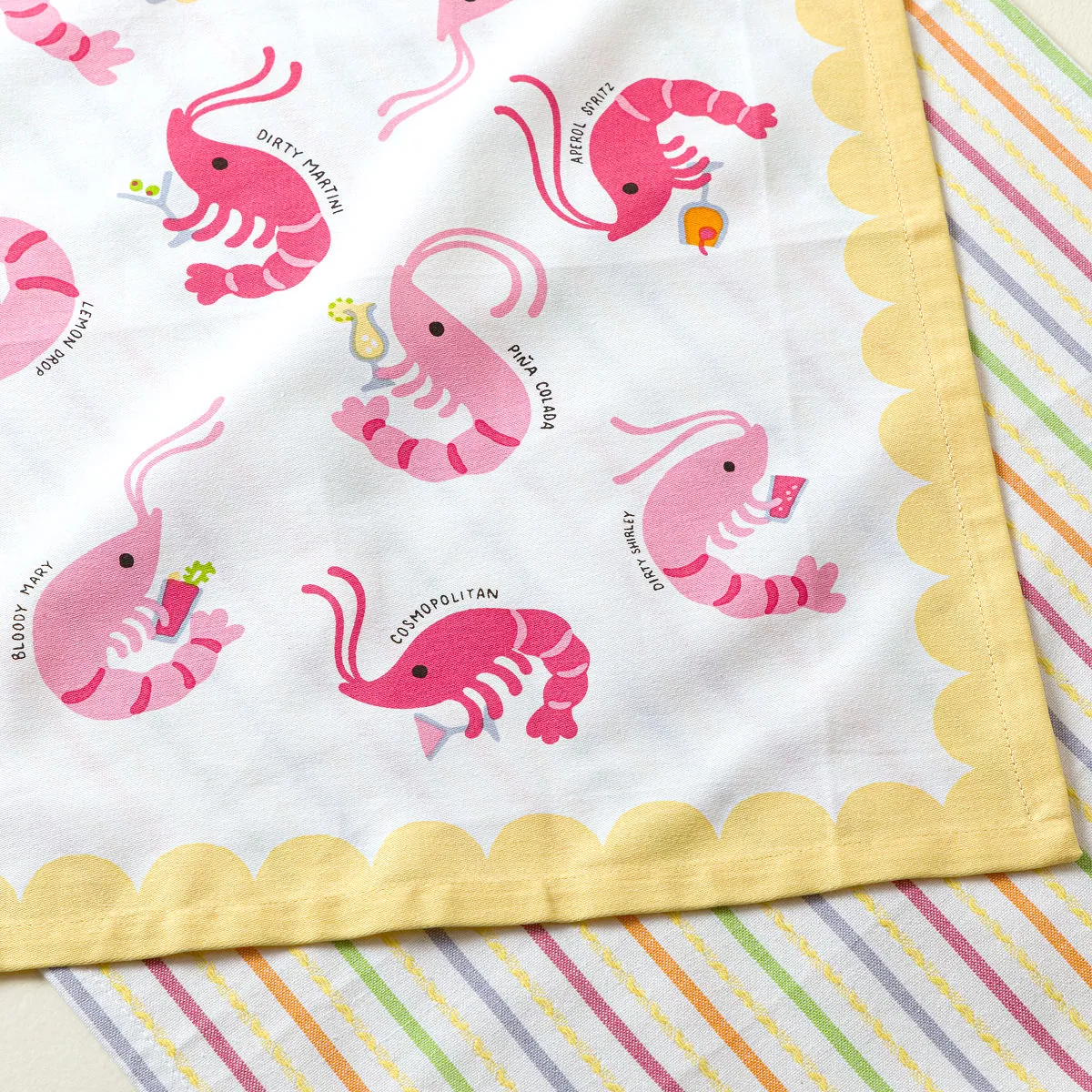 Shrimp Cocktail Tea Towel Set Shrimp Cocktail Tea Towel Set