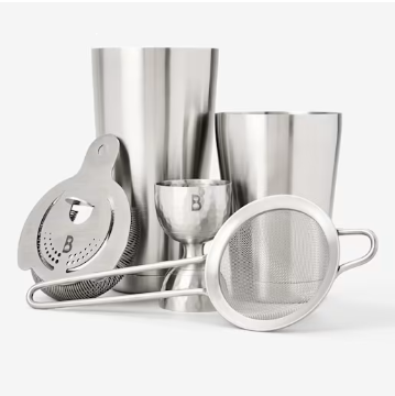 Silver Shaken Cocktail Set Silver Shaken Cocktail Set