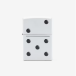 Sleek Matte Black Domino Pocket Lighter 1