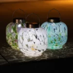 Solar Glass Cabin Lantern 4