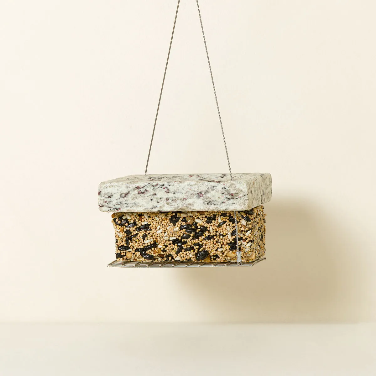 Stone Double Decker Bird Feeder Stone Double Decker Bird Feeder