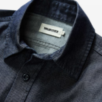 The Saddler Shirt In Indigo Broken Twill 1