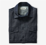 The Saddler Shirt In Indigo Broken Twill 3
