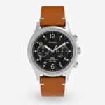 Timex Mk1 Chronograph 40mm Leather Strap Watch