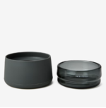 Tinted Glass Two-tier Stash Jar 2