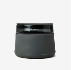 Tinted Glass Two-tier Stash Jar