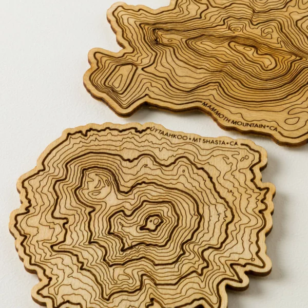 Topography Coasters - Set Of 4 1
