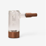 Walnut & Glass Steamboat Bubbler Pipe 2