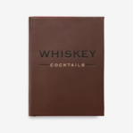 Whiskey Cocktails Leatherbound Recipe Book
