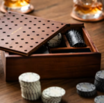 Wooden Poker Set 3