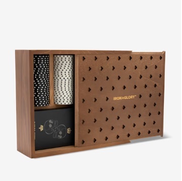 Wooden Poker Set