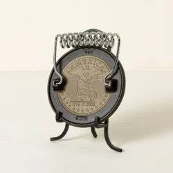 America 250 Cast Iron Grill Press