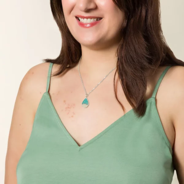 Beachscape Teardrop Necklace 2