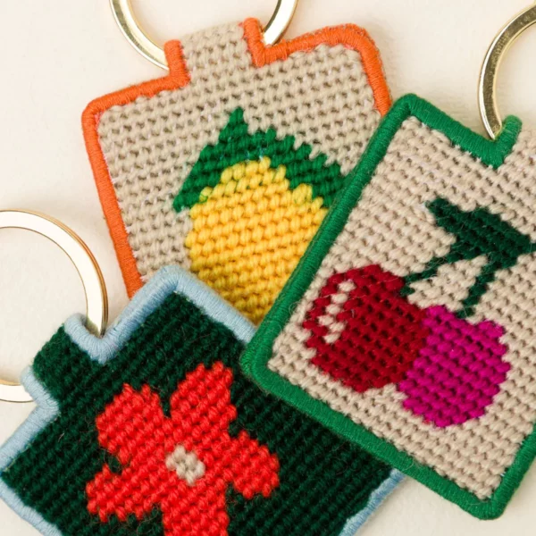 Beginners Needlepoint Keychain Kit 1