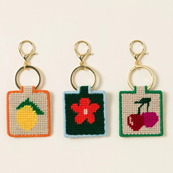 Beginners Needlepoint Keychain Kit 2