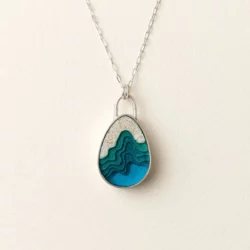 Beneath The Surface Ocean Necklace