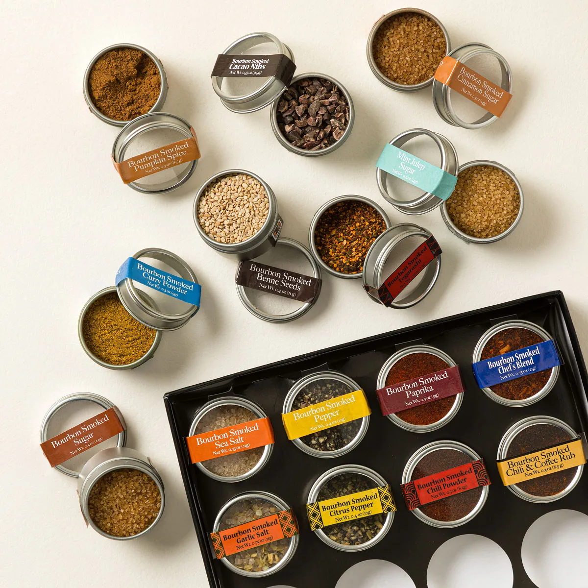 Bourbon Smoked Spices Sampler Bourbon Smoked Spices Sampler