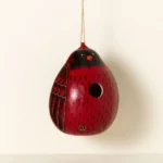 Cardinal Gourd Birdhouse 2