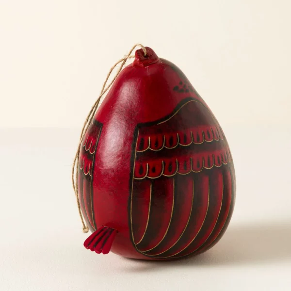 Cardinal Gourd Birdhouse 3