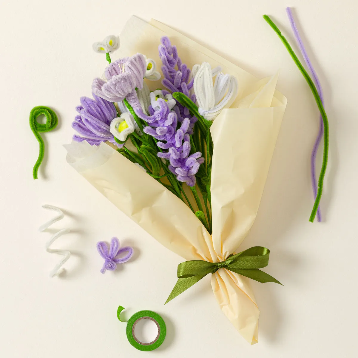 Chenille Bouquet Diy Kit Chenille Bouquet Diy Kit