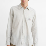 Cloud Shirt Premium Lightweight Cotton Flannel Striped Shirt 2