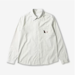 Cloud Shirt Premium Lightweight Cotton Flannel Striped Shirt