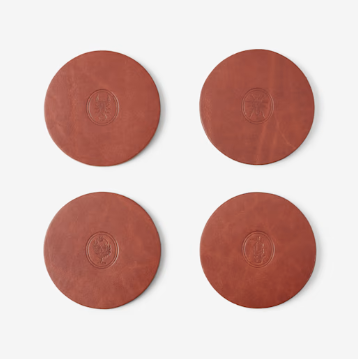 Codex Leather Coasters – Set Of 4 (1) Codex Leather Coasters – Set Of 4 (1)