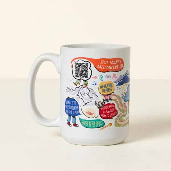 Common Misconceptions Trivia Qr Mug 1