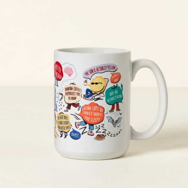 Common Misconceptions Trivia Qr Mug 2