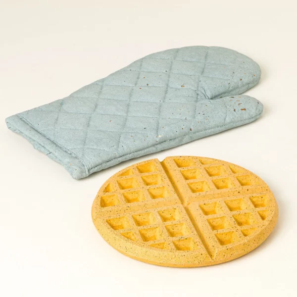 Concrete Waffle Trivet 4