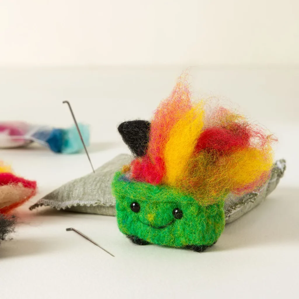 Dumpster Fire Needle Felting Kit