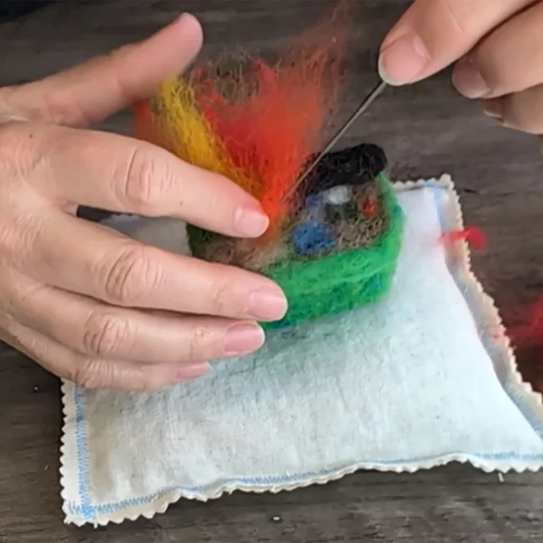 Dumpster Fire Needle Felting Kit 3