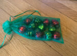 Embossed Red & Green Mini Mercury Glass Ornaments, Set Of 12 2