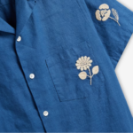 Embroidery Nature Ramie Shirt 2