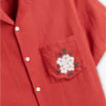 Embroidery Piquet Shirt 2