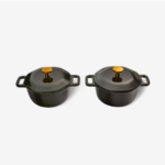 Enameled 18 Oz Cast Iron Dutch Ovens Sets (1)