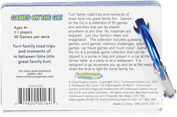 Games On The Go Travel Games 4